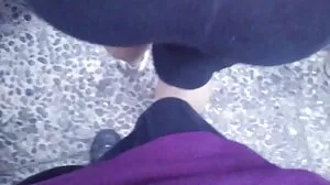 Stojąca śruba Doggystyle z kuszącą stare zarośnięte pizdy Lucią Montaño z MamacitaZ